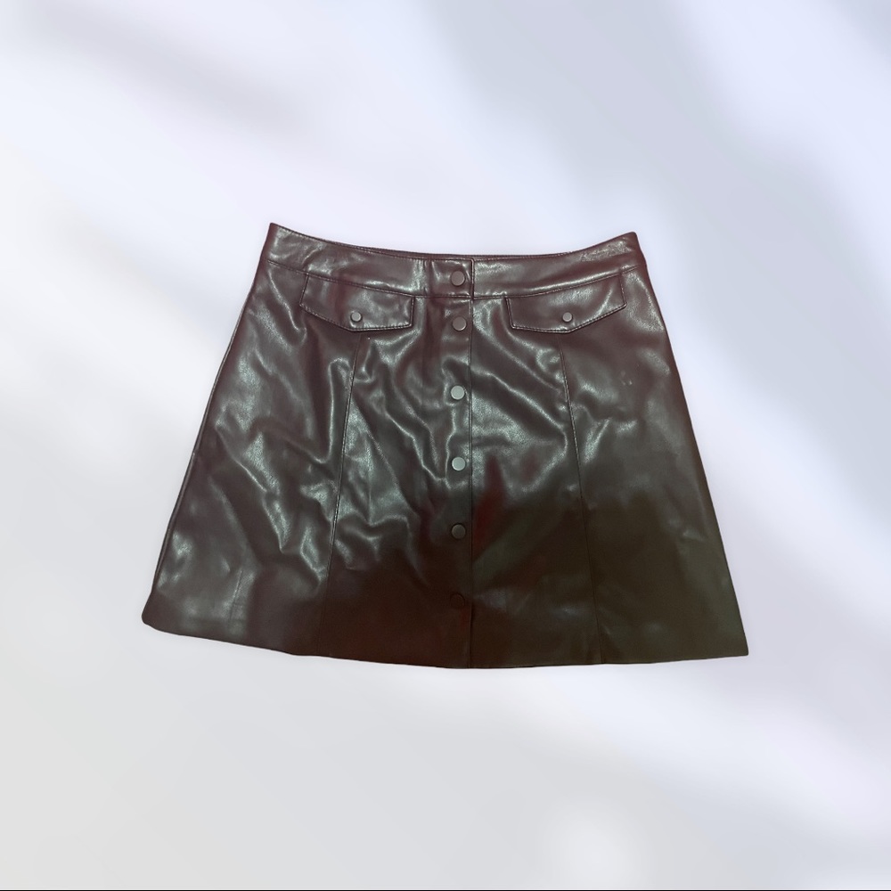 Super cute leather skirt
